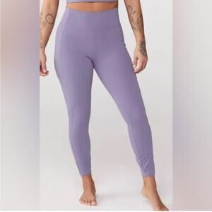 REI NWT Women's Take Your Time 7/8 Leggings Larkspur Purple Size XS Yoga Workout